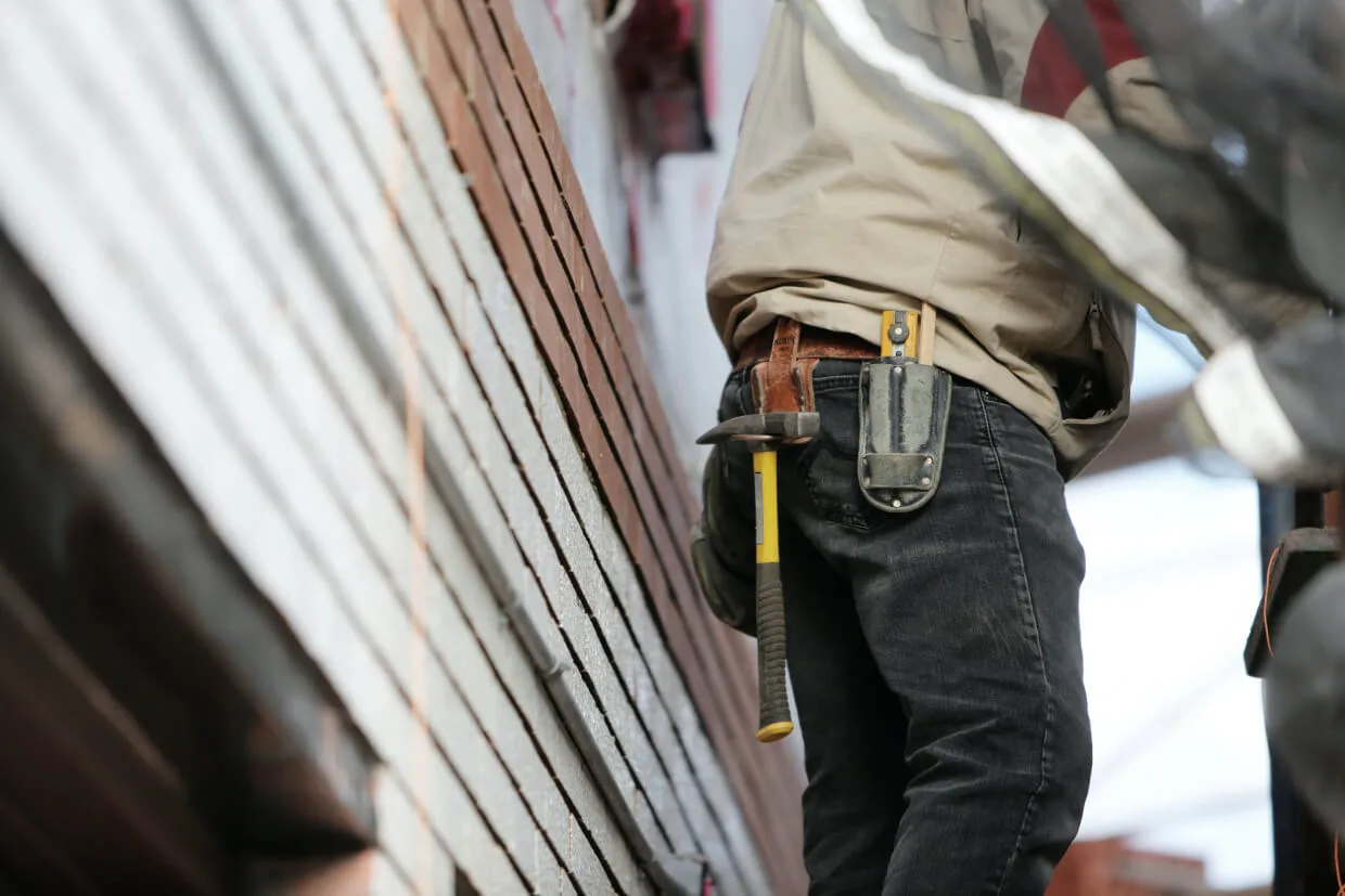 Rose Gold Group contractor on a job site in El Paso